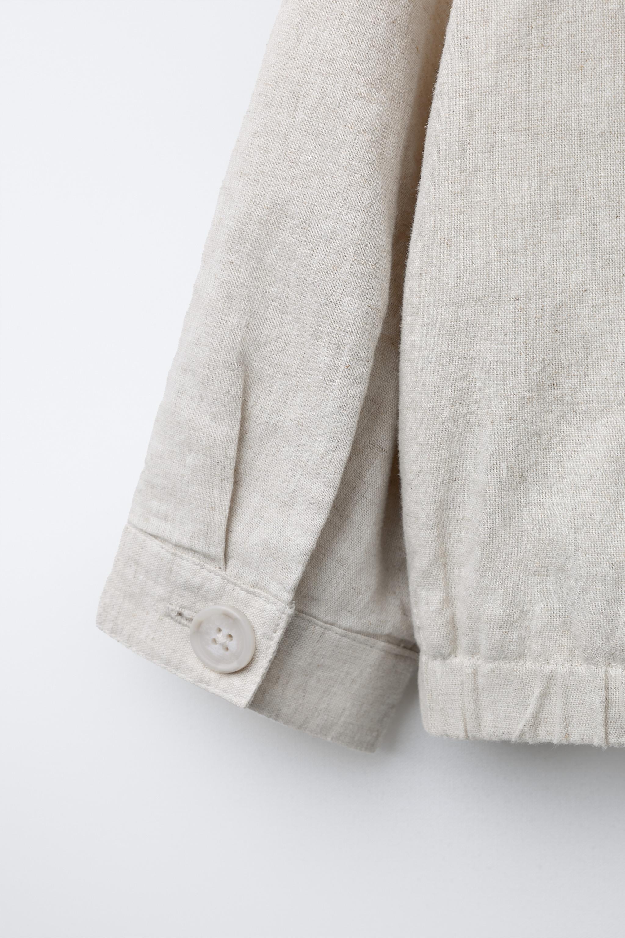 LINEN AND COTTON JACKET